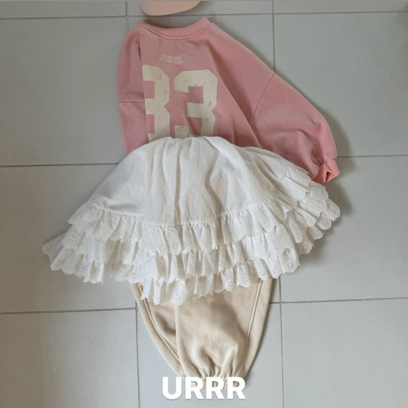 Urrr - Korean Children Fashion - #kidsshorts - Stitch Jogger Pants - 4