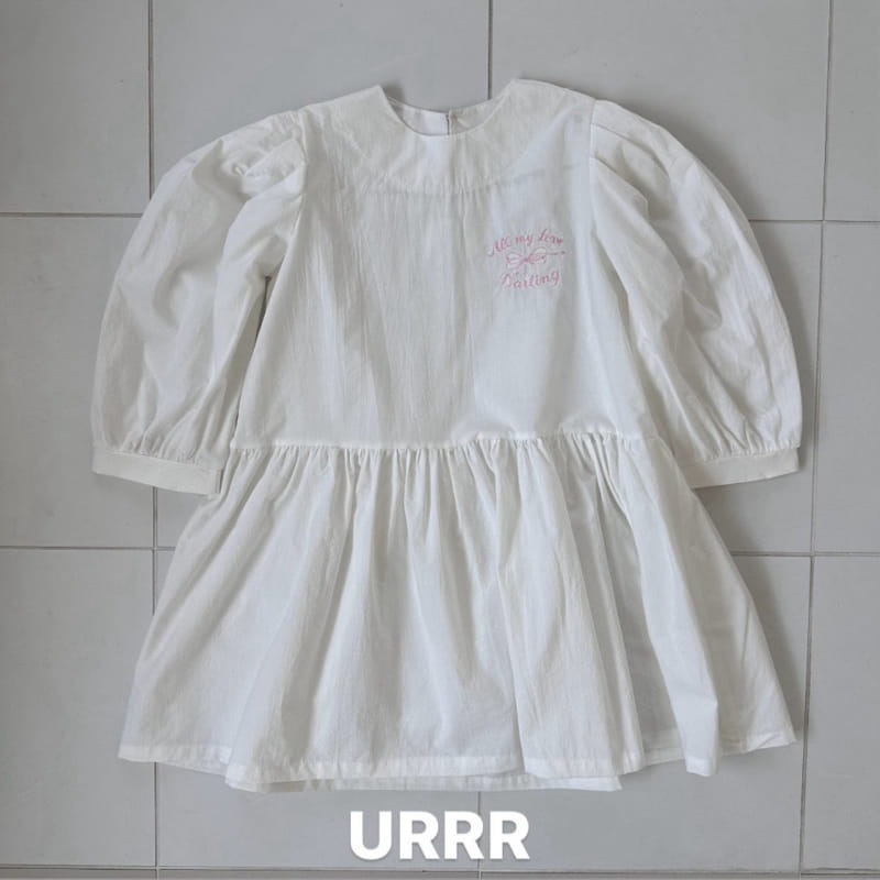Urrr - Korean Children Fashion - #todddlerfashion - Plain One-Piece