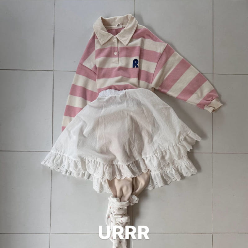 Urrr - Korean Children Fashion - #toddlerclothing - Retro Collar Tee - 3
