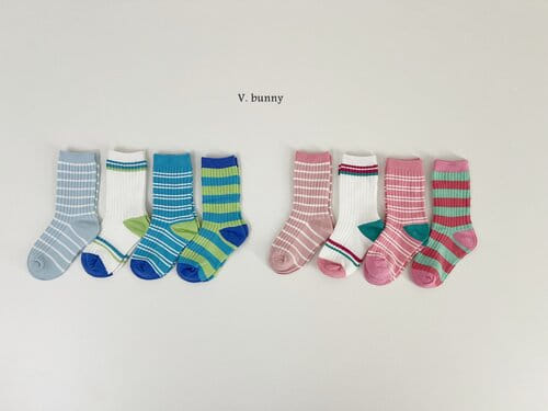 V Bunny - Korean Baby Fashion - #babyfashion - ST Socks Set