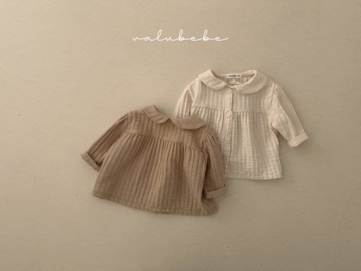 Valu Bebe - Korean Baby Fashion - #smilingbaby - Circle Shirring Blouse - 4
