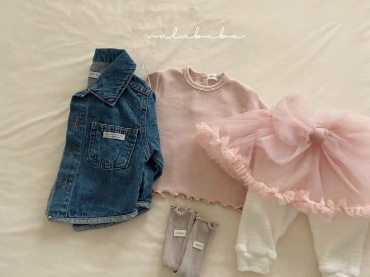 Valu Bebe - Korean Baby Fashion - #babyboutique - Denim Shirt Jacket - 9