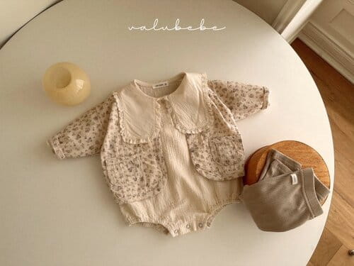 Valu Bebe - Korean Baby Fashion - #onlinebabyshop - Flower Cardigan - 4