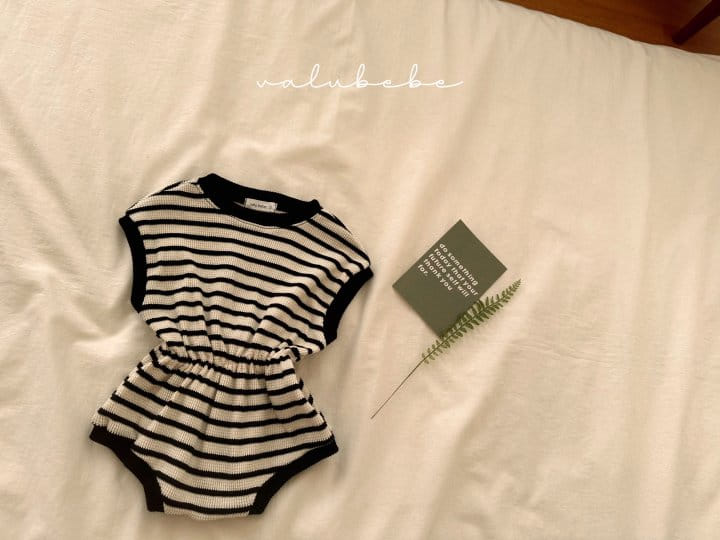 Valu Bebe - Korean Baby Fashion - #babyboutique - ST Banding Waffle Body Suit