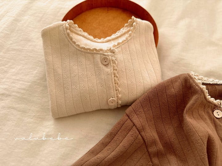 Valu Bebe - Korean Baby Fashion - #babyboutique - Eyelet Cardigan - 6