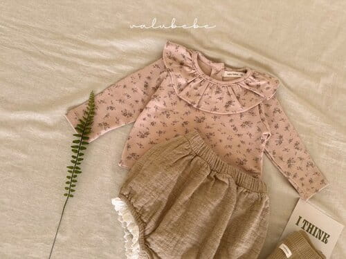 Valu Bebe - Korean Baby Fashion - #babyboutiqueclothing - Flower Frill Tee - 7