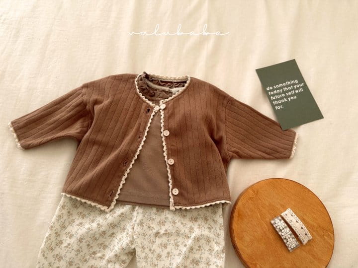 Valu Bebe - Korean Baby Fashion - #babyboutiqueclothing - Eyelet Cardigan - 7