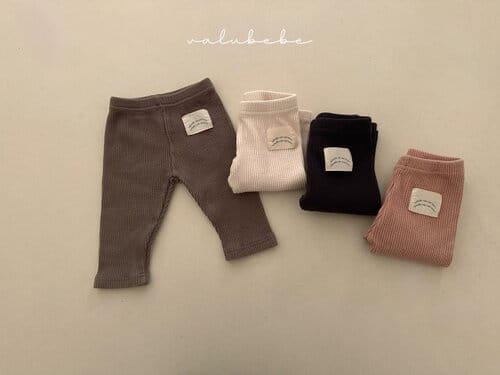Valu Bebe - Korean Baby Fashion - #babyboutique - Rib Leggings - 4