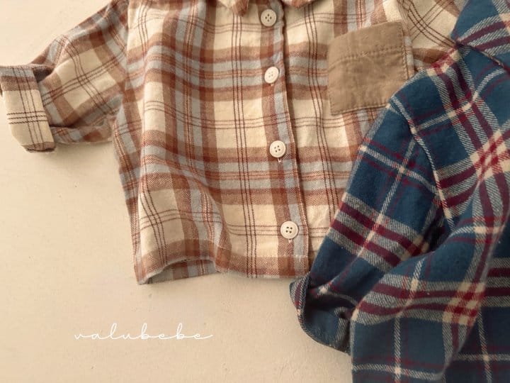 Valu Bebe - Korean Baby Fashion - #babyfashion - Point Check Shirt