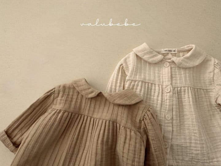 Valu Bebe - Korean Baby Fashion - #babyfever - Circle Shirring Blouse - 8