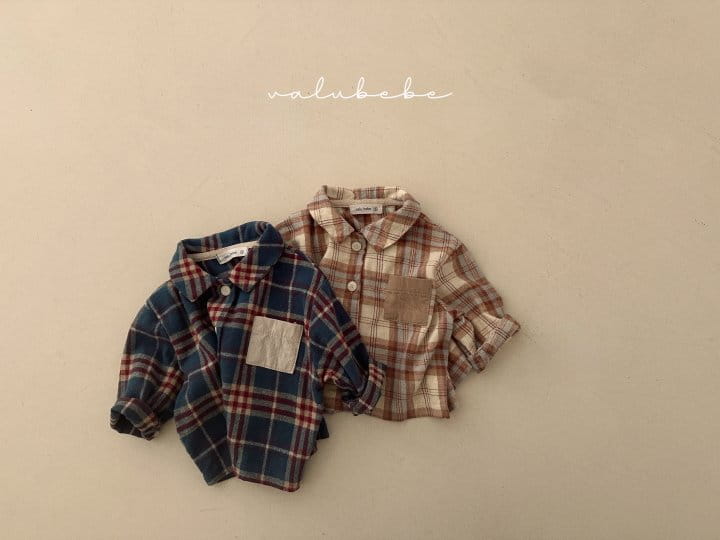 Valu Bebe - Korean Baby Fashion - #babyfever - Point Check Shirt - 2
