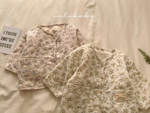 Valu Bebe - Korean Baby Fashion - #babygirlfashion - Flower Quilted Jacket - 5