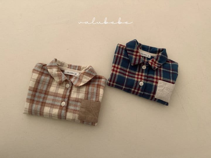 Valu Bebe - Korean Baby Fashion - #babygirlfashion - Point Check Shirt - 3