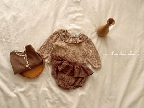 Valu Bebe - Korean Baby Fashion - #babygirlfashion - Ribbon Embroider Blouse