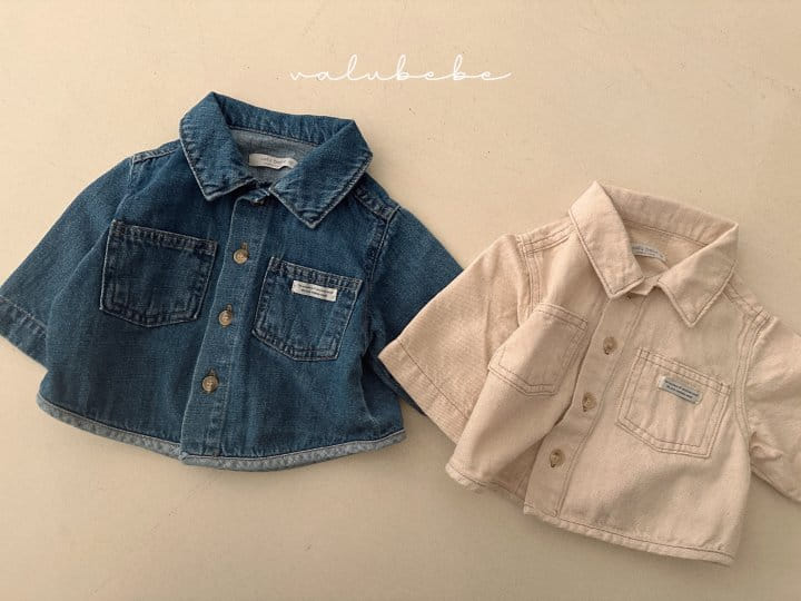 Valu Bebe - Korean Baby Fashion - #babylifestyle - Denim Shirt Jacket