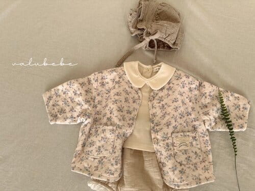 Valu Bebe - Korean Baby Fashion - #babylifestyle - Flower Quilted Jacket - 6