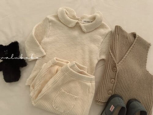 Valu Bebe - Korean Baby Fashion - #babyoninstagram - Rib Collar TEE - 9