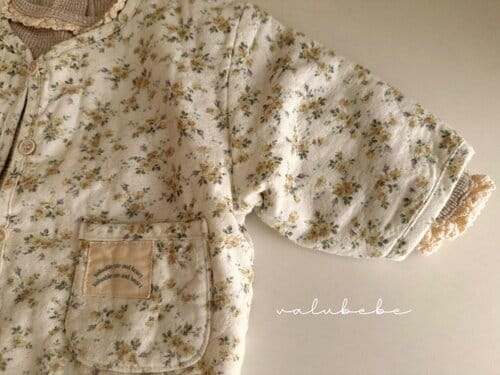 Valu Bebe - Korean Baby Fashion - #babyoninstagram - Flower Quilted Jacket - 7
