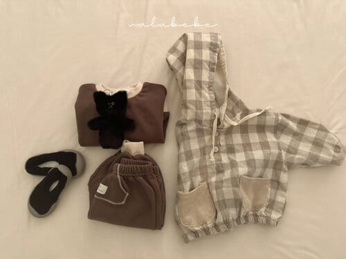 Valu Bebe - Korean Baby Fashion - #babyoninstagram - Check Hoody - 4