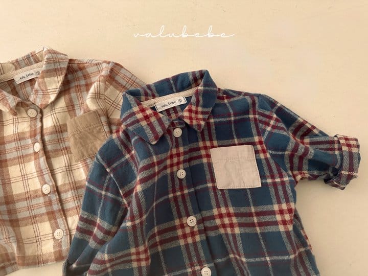 Valu Bebe - Korean Baby Fashion - #babyootd - Point Check Shirt - 6