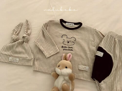 Valu Bebe - Korean Baby Fashion - #babyootd - Varney Check Beanie - 3