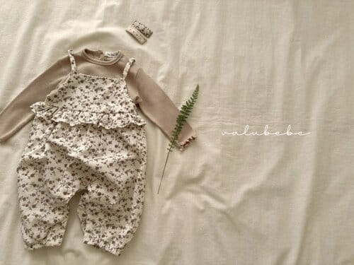 Valu Bebe - Korean Baby Fashion - #babyootd - Rose Frill Body Suit - 2