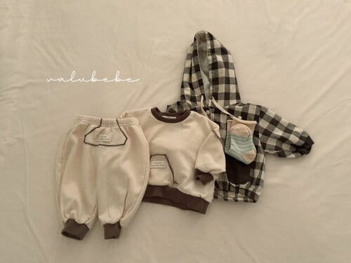 Valu Bebe - Korean Baby Fashion - #babyoutfit - Check Hoody - 5