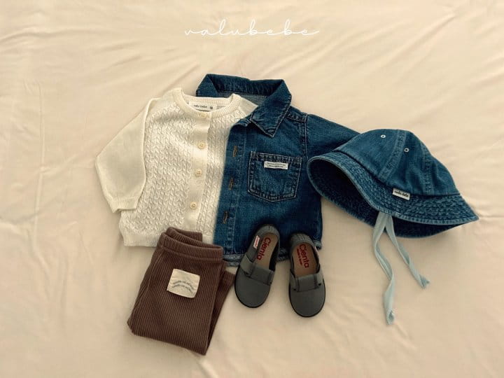 Valu Bebe - Korean Baby Fashion - #babyoutfit - Denim Shirt Jacket - 5