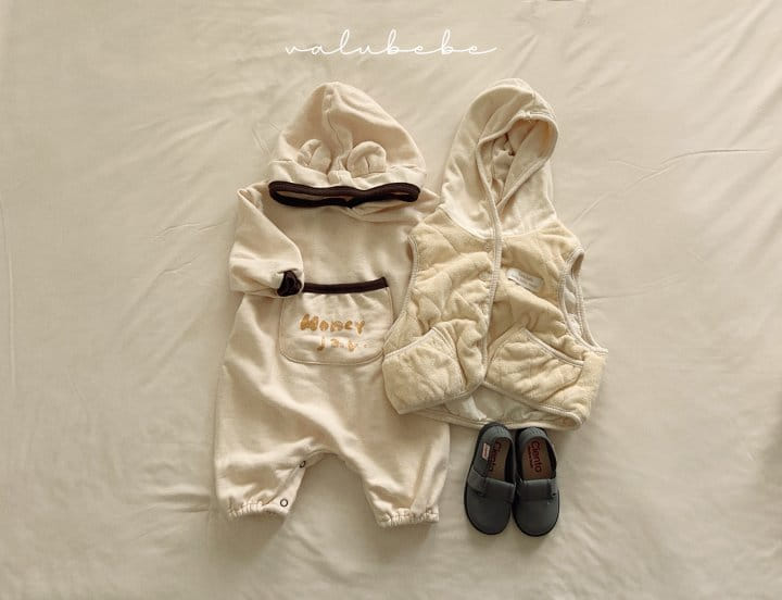 Valu Bebe - Korean Baby Fashion - #babyoutfit - A Pot Of Honey Hoody Body Suit