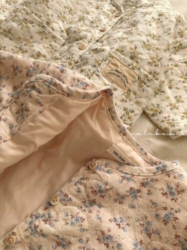 Valu Bebe - Korean Baby Fashion - #babyoutfit - Flower Quilted Jacket - 9