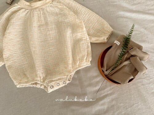 Valu Bebe - Korean Baby Fashion - #babyoutfit - Bling Puff Body Suit - 2