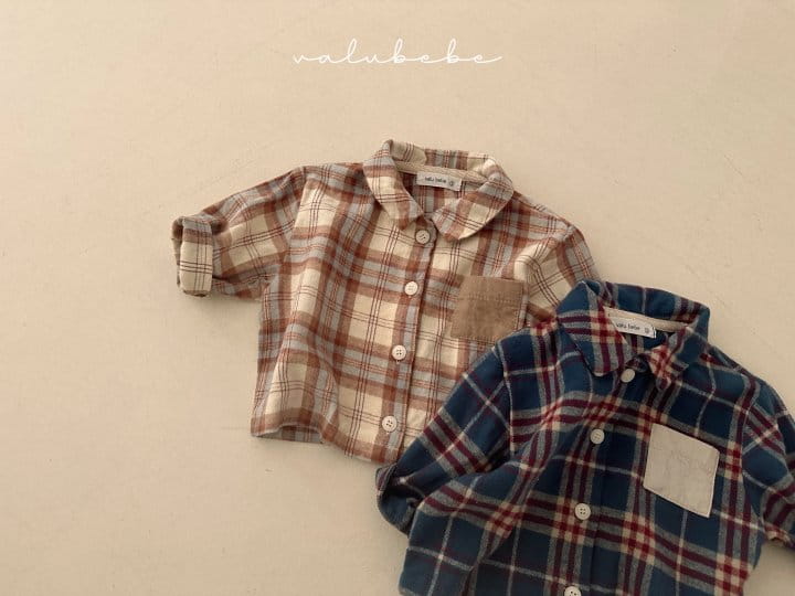 Valu Bebe - Korean Baby Fashion - #babyoutfit - Point Check Shirt - 7