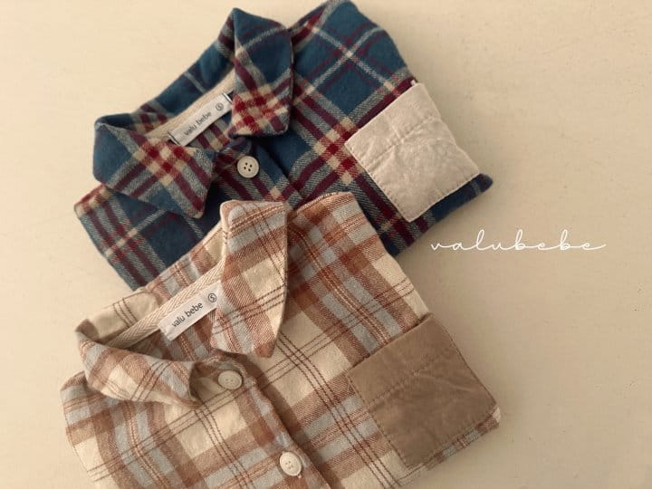 Valu Bebe - Korean Baby Fashion - #babyoutfit - Point Check Shirt - 8