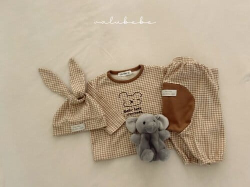 Valu Bebe - Korean Baby Fashion - #babyoutfit - Badugi Check Tee - 7