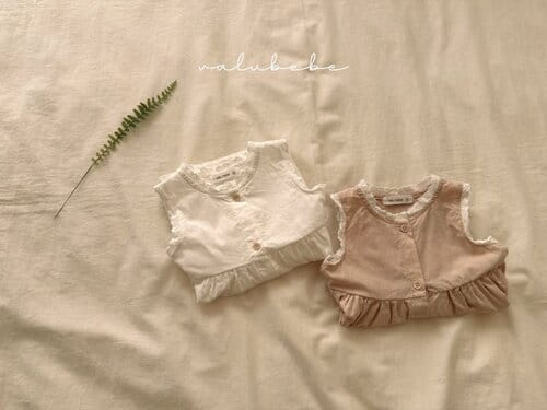 Valu Bebe - Korean Baby Fashion - #babyoutfit - Vanilla Open One-Piece - 6