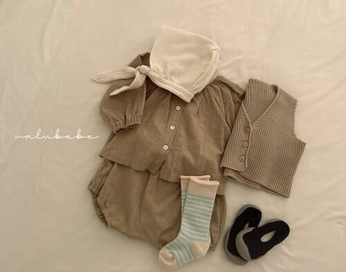 Valu Bebe - Korean Baby Fashion - #babyoutfit - Pumpkin Peach Bloomer - 7