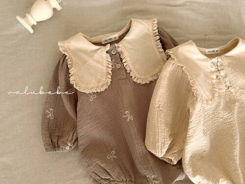 Valu Bebe - Korean Baby Fashion - #babyootd - Ribbon Sera Body Suit - 4