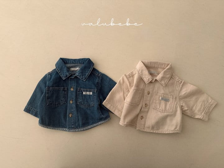 Valu Bebe - Korean Baby Fashion - #babywear - Denim Shirt Jacket - 6