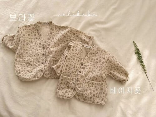 Valu Bebe - Korean Baby Fashion - #babywear - Flower Cardigan