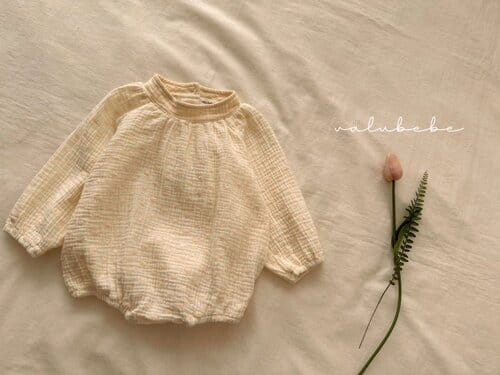 Valu Bebe - Korean Baby Fashion - #babyoutfit - Bling Puff Body Suit - 4