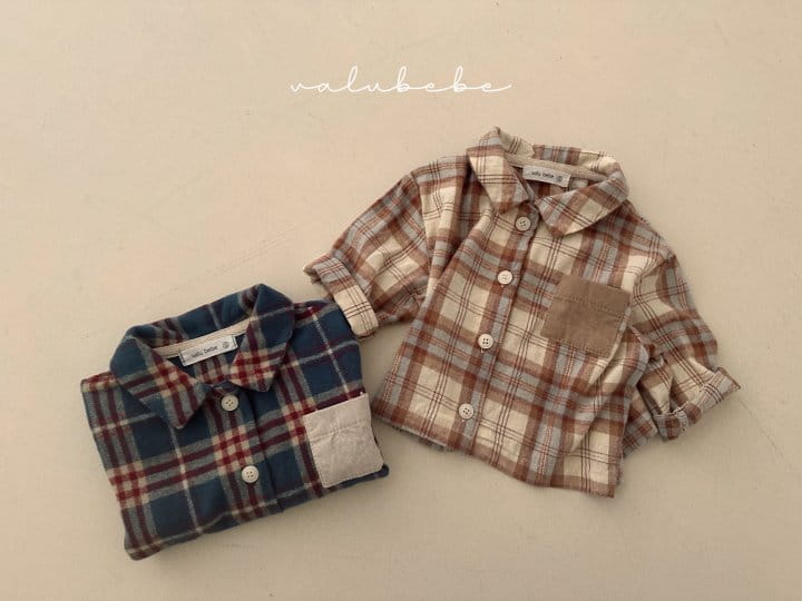 Valu Bebe - Korean Baby Fashion - #babywear - Point Check Shirt - 9
