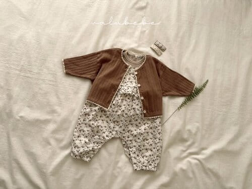 Valu Bebe - Korean Baby Fashion - #babywear - Rose Frill Body Suit - 5