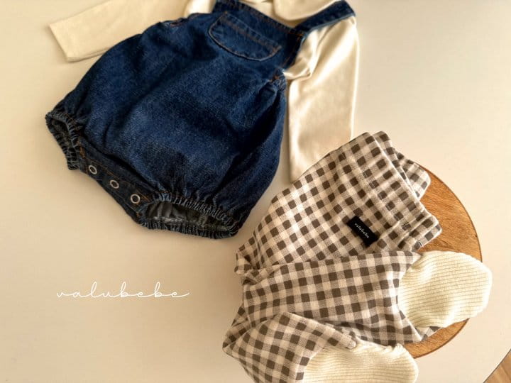 Valu Bebe - Korean Baby Fashion - #onlinebabyboutique - Check Foot Leggings - 6