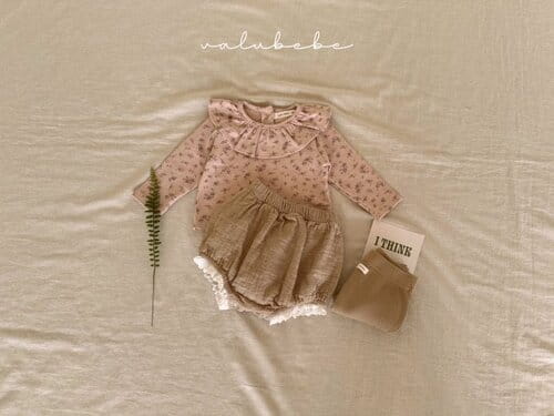 Valu Bebe - Korean Baby Fashion - #onlinebabyboutique - Flower Frill Tee - 3