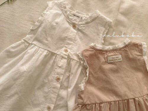 Valu Bebe - Korean Baby Fashion - #onlinebabyboutique - Vanilla Open One-Piece - 8