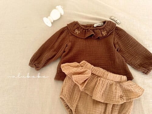 Valu Bebe - Korean Baby Fashion - #onlinebabyboutique - Ribbon Embroider Blouse - 8