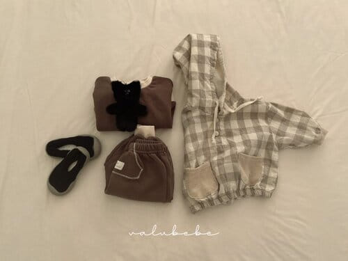 Valu Bebe - Korean Baby Fashion - #onlinebabyshop - Check Hoody - 9
