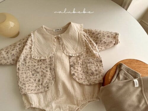 Valu Bebe - Korean Baby Fashion - #onlinebabyshop - Flower Cardigan - 3