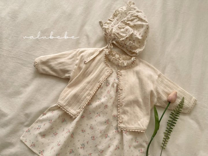 Valu Bebe - Korean Baby Fashion - #onlinebabyboutique - Eyelet Cardigan - 4