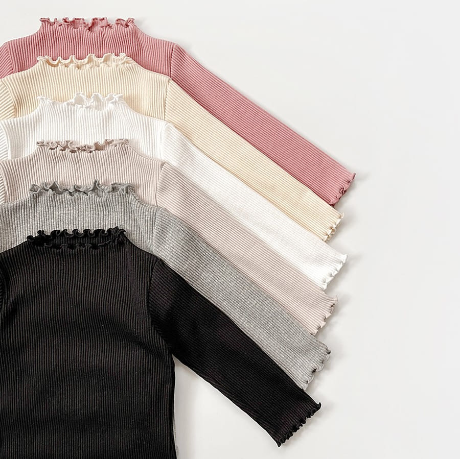 Whitesketchbook - Korean Children Fashion - #Kfashion4kids - Lay Rib Terry Tee
